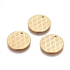 Ion Plating(IP) 304 Stainless Steel Pendants STAS-I098-02-G-3