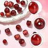 20Pcs 5 Styles Opaque Resin Beads RESI-FS0002-35-2