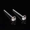 925 Sterling Silver Stud Earring Findings STER-E062-04E-S-5