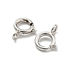 925 Sterling Silver Spring Ring Clasps STER-C005-06P-2