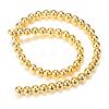 Electroplate Magnetic Synthetic Hematite Bead Strands G-Q466-8mm-01G-2