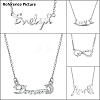 Rhodium Plated 925 Sterling Silver Rolo Chains Necklace Making STER-B001-05P-4