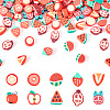 100Pcs 10 Styles Handmade Polymer Clay Beads CLAY-TA0001-65-1