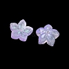 Dyed & Heated Glass Bead Caps GLAA-Z019-02H-2