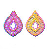Ion Plating(IP) 304 Stainless Steel Filigree Big Pendants LS-STAS-T057-56-3