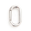 Tarnish Resistant 304 Stainless Steel Spring Gate Rings STAS-I133-08B-1