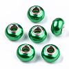Imitation Pearl Style Resin European Beads RPDL-T003-001E-1
