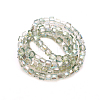Electorplated Glass Beads LS-EGLA-E006-3A-1