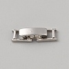 Brass Fold Over Clasps LS-KK-WH0079-109B-P-1