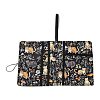 (Defective Closeout Sale: Centerline Asymmetry)Polyester Multilayer Book Cover AJEW-XCP0002-78C-1
