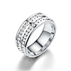 201 Stainless Steel Rhinestone Finger Ring FS-WGE7DD5-02-1