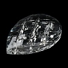 Transparent Glass Pendants GLAA-R223-03J-3