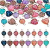 32Pcs 16 Styles 304 Stainless Steel Connector Charms STAS-TA0002-27-1