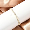 Clear Cubic Zirconia Tennis Bracelet BJEW-A132-02G-5