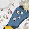30Pcs 3 Colors 304 Stainless Steel Clip on Earring Pads STAS-SC0004-27-5
