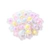 50Pcs 5 Colors Transparent Acrylic Beads TACR-CC0001-03-2