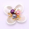 ABS Imitation Pearl Cabochons Accessories FIND-TAC0001-14B-1