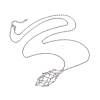 Non-Tarnish 3Pcs 3 Styles 304 Stainless Steel Cable Chain Macrame Pouch Empty Stone Holder Necklace Making NJEW-JN04971-4