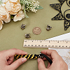 4Pcs Outdoor EDC Tool Brass Parachute Rope European Beads FIND-FG0003-74AS-3