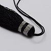 Nylon Tassels Big Pendant Decorations HJEW-L010-09-2