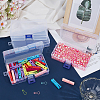 1 Grid Transparent PP Plastic Bead Containers with Hinged Lids CON-WH0112-021A-4