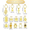 200Pcs Iron Hair Coil Cuffs X1-AJEW-SZC0021-02G-2