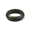 Natural Chinese Southern Jade Plain Band Ring G-N0326-99B-3