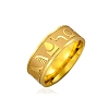 Stainless Steel Animal Pattern Finger Ring PW-WG73659-11-1