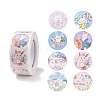 8 Patterns Easter Theme Self Adhesive Paper Sticker Rolls DIY-C060-03B-1