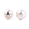Animal Opaque ABS Plastic Imitation Pearl Enamel Beads KY-G020-03B-1