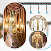 12M Polyester Fringe Lace Trims SRIB-WH0026-26B-6