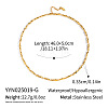 Minimalist 304 Stainless Steel Twisted Bar Link Chain Necklaces for Women WL2320-1-2