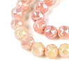 Anti-Tarnish Electroplate Glass Beads Strands GLAA-N010-10mm-11-4
