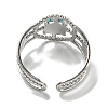 304 Stainless Steel Open Cuff Rings RJEW-C079-09P-4
