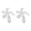 Valentine's Day 304 Stainless Steel Stud Earrings EJEW-D361-03P-01-2