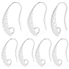 10 Pairs Brass Earring Hooks KK-BBC0027-77A-7