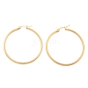 Ion Plating(IP) 304 Stainless Steel Hoop Earrings EJEW-N0016-11G-G-4