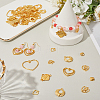 72Pcs 9 Styles Alloy Pendants FIND-SC0015-82-3