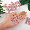 Alphabet Rhinestone Patches FW-TAC0001-01C-4