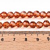 Baking Paint Transparent Glass Beads X1-DGLA-A035-T6mm-A04-5