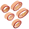 5Pcs 5 Styles Cowhide Sew on Leather Belt Loop for Bag Strap FIND-CL0001-74B-1