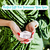 Square Marble Texture Cardboard Jewelry Ring Boxes CON-TAC0009-05A-8