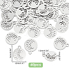 DICOSMETIC 40Pcs 304 Stainless Steel Charms STAS-DC0006-75-5