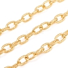 Textured Brass Cable Chain CHC-G012-01G-1