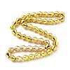 Electroplated Non-magnetic Synthetic Hematite Beads Strands G-G849-02G-2