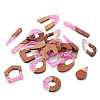 DIY Two Tone Dangle Earring Making Kit DIY-TA0009-01A-2