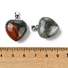 Natural African Bloodstone Pendants G-F820-10A-11-3