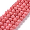 Natural Malaysia Jade Beads Strands G-A146-8mm-B08-3