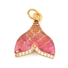 Alloy Pendants ALRI-D304-02G-01A-1