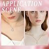 12Pcs 2 Colors Rack Plating Brass Micro Pave Clear Cubic Zirconia Pendants KK-FH0003-95-6